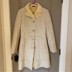 Sisley by Benetton Faux Suede Coat Size S